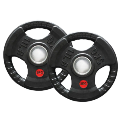 Par de Discos Olimpicos Engomados 5kg c/u