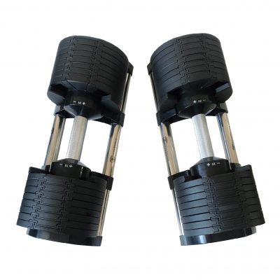 Par Mancuernas Ajustables 32kg (Incrementos de 2kg)